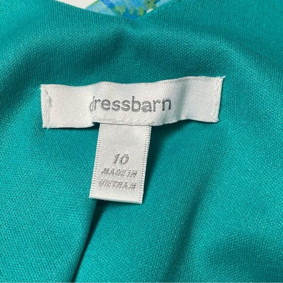 Vintage Y2K Dressbarn Asymmetrical Colorful Flowy Fairycore Midi Dress Size 10 - Picture 16 of 16